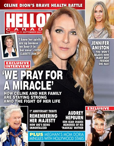 hello canada magazine celine dion|claudette dion.